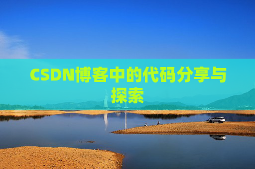 CSDN博客中的代码分享与探索